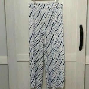 Inc earth pants az XL Color blue white new with tag